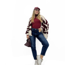 cardigan corto senza bottoni mind